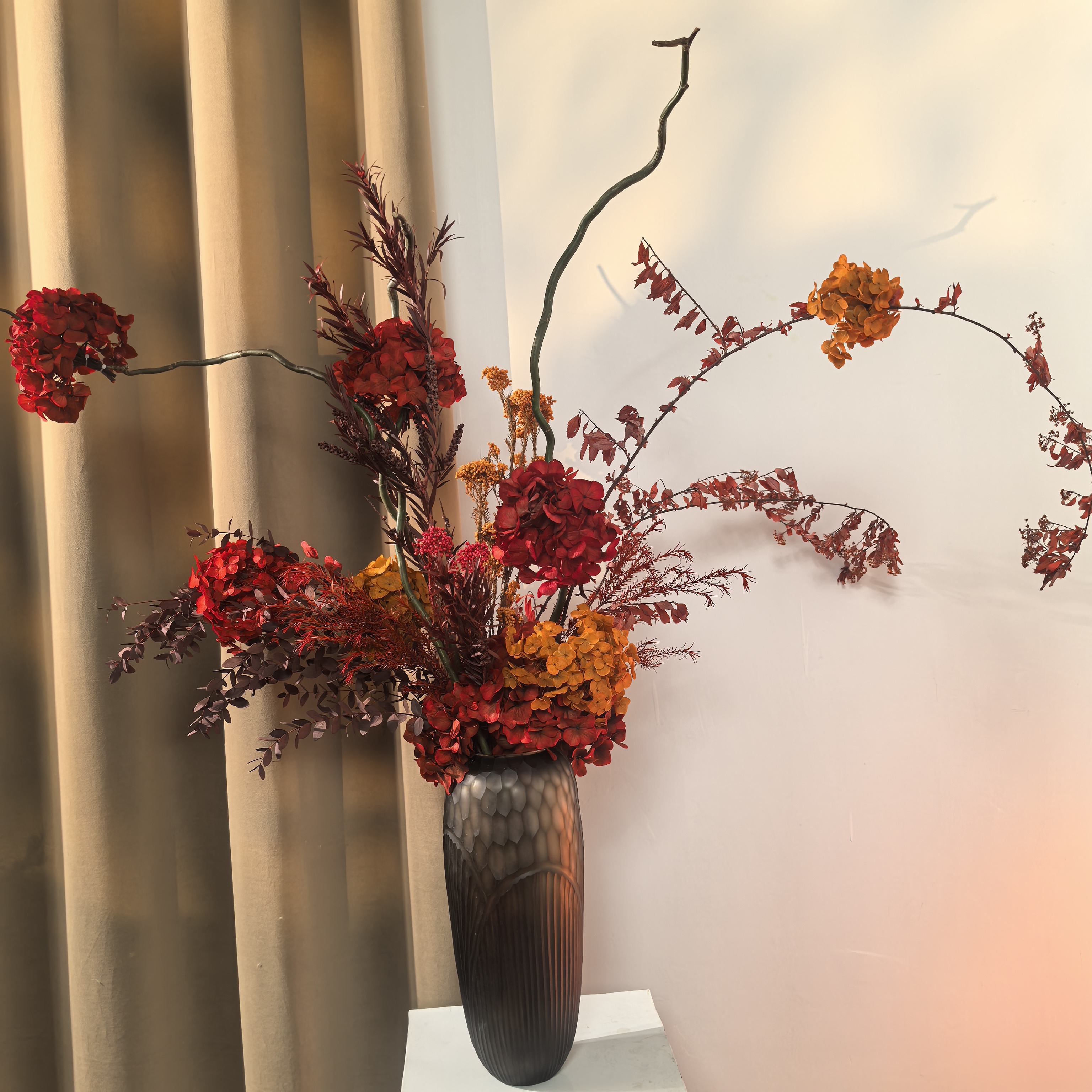 【跃龙门】小众高级复古家居摆件永生花花束