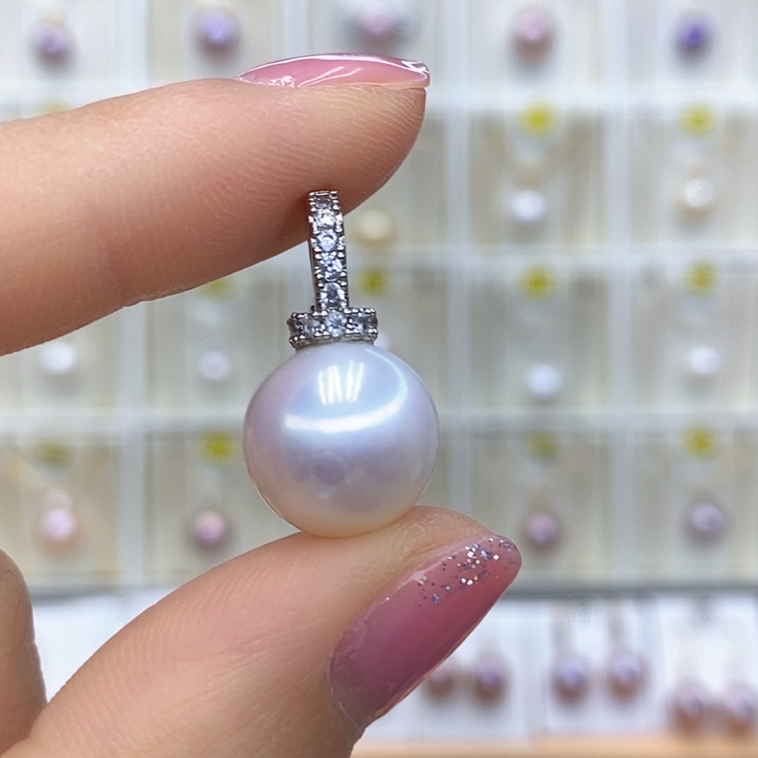 淡水珍珠未镶嵌吊坠(赠链)