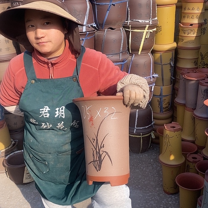 紫砂花盆紫砂花盆