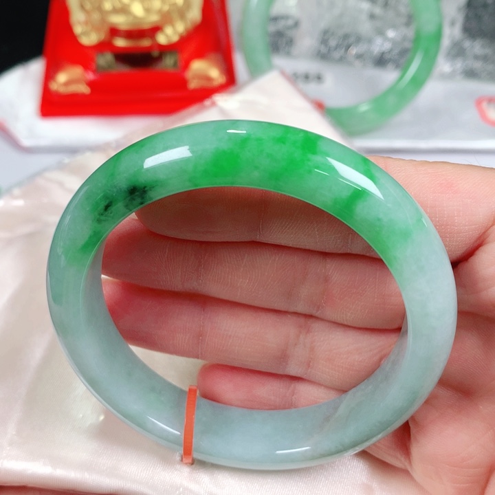 未镶嵌手镯翡翠   编号1026 正圈55-56