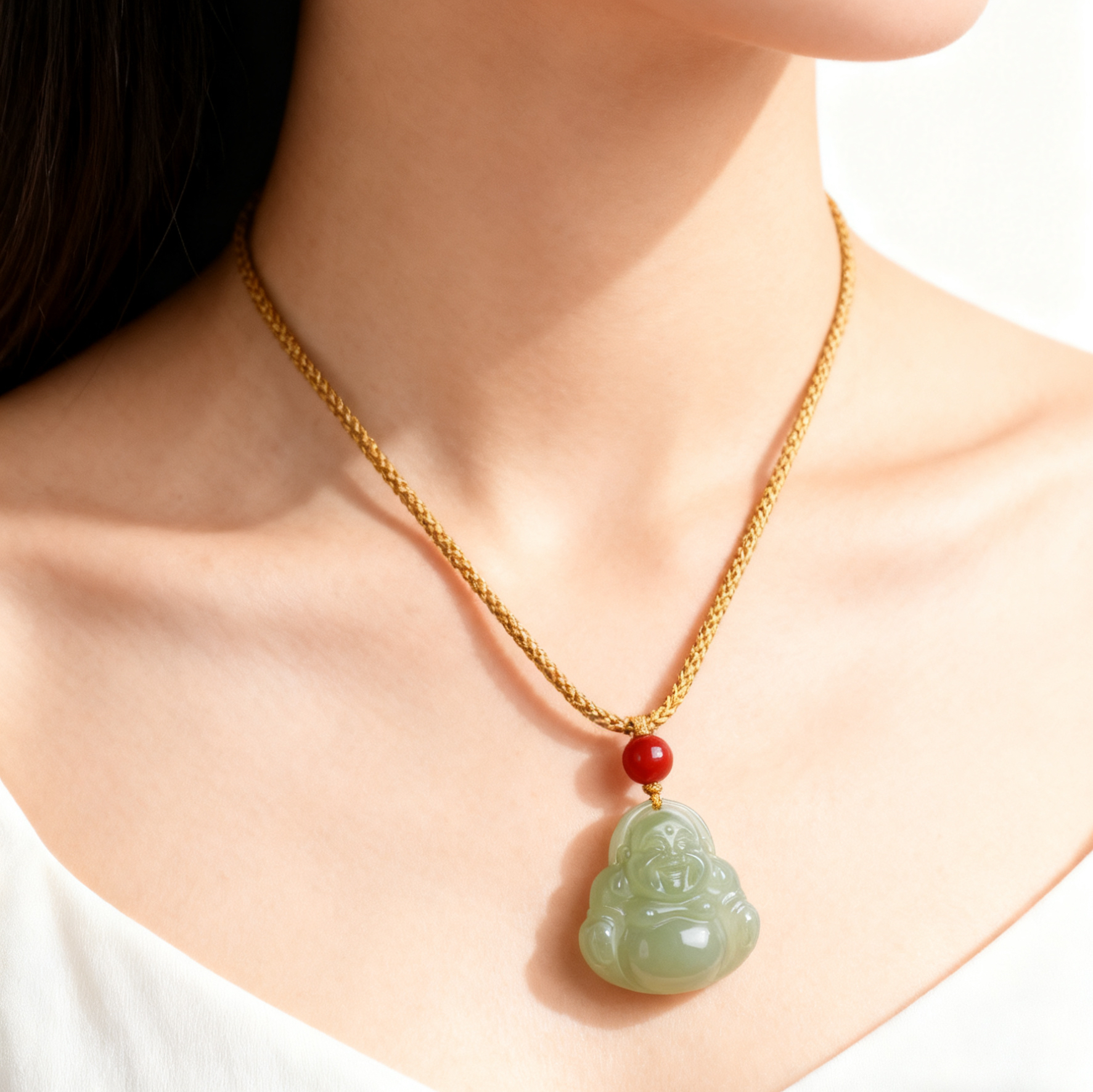 【岁龙甄选】和田玉弥勒佛