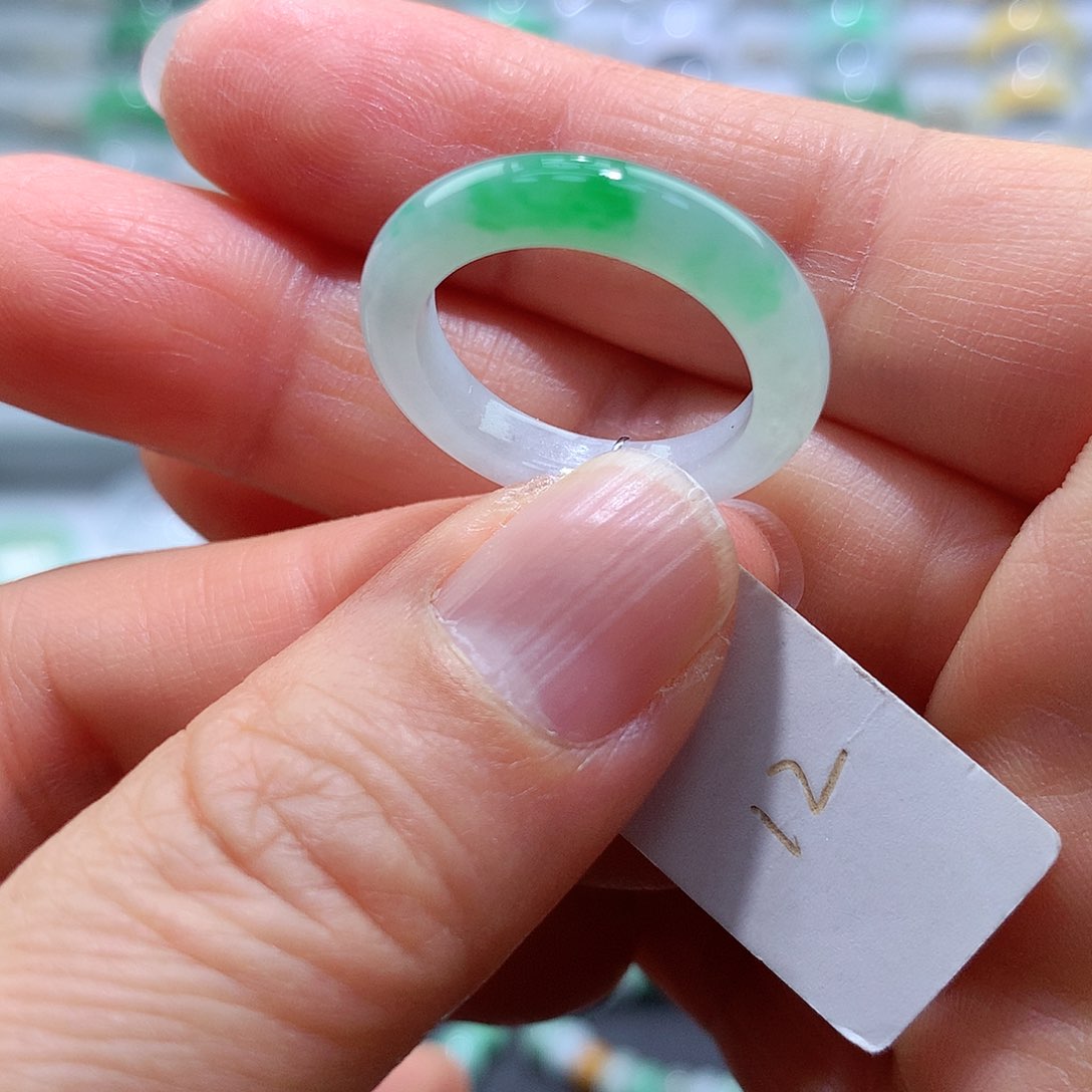 翡翠戒指未镶嵌12号