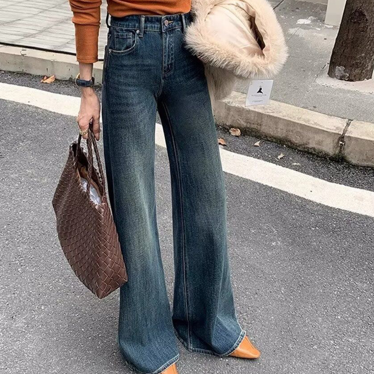 【2】【中华德美韩兰西本】默认微瑕/非图片款牛仔女装