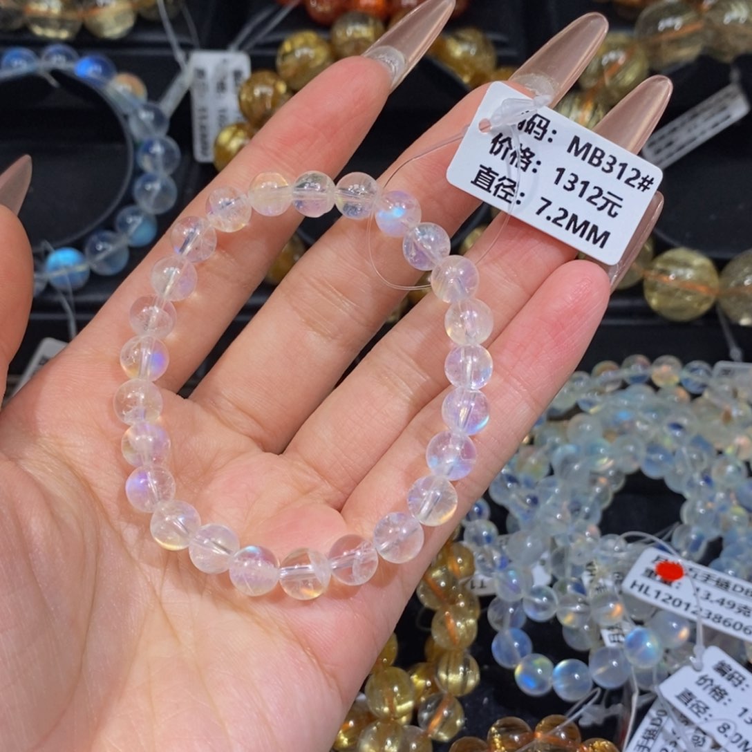 手链未镶嵌月光石萌*达MB312#7.2mm