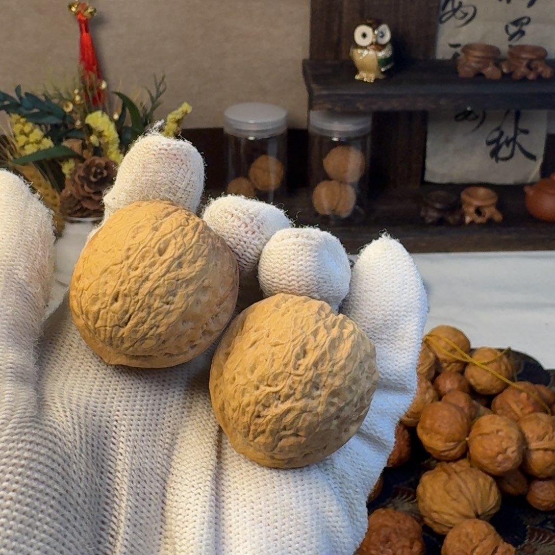 文玩核桃把件小包子34.7