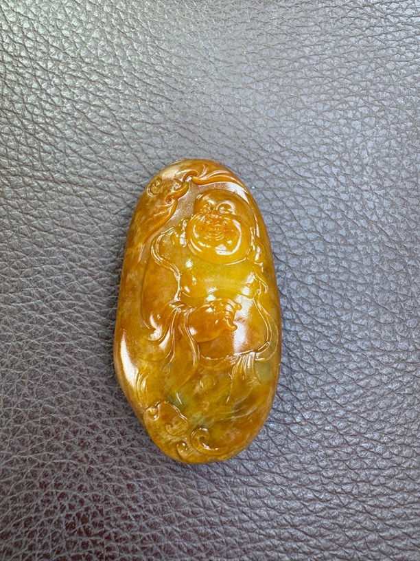 和田玉佛工挂件！