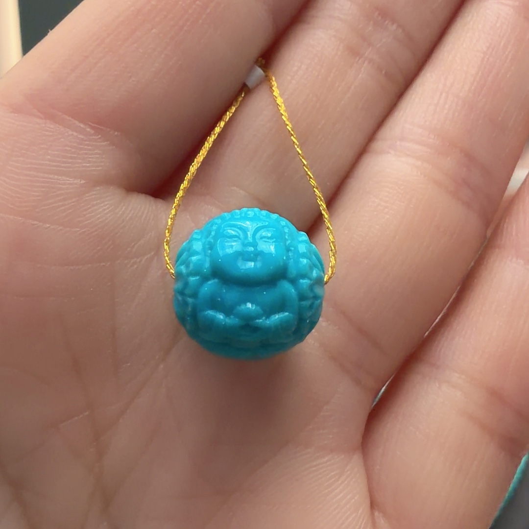 绿松石未镶嵌颈饰