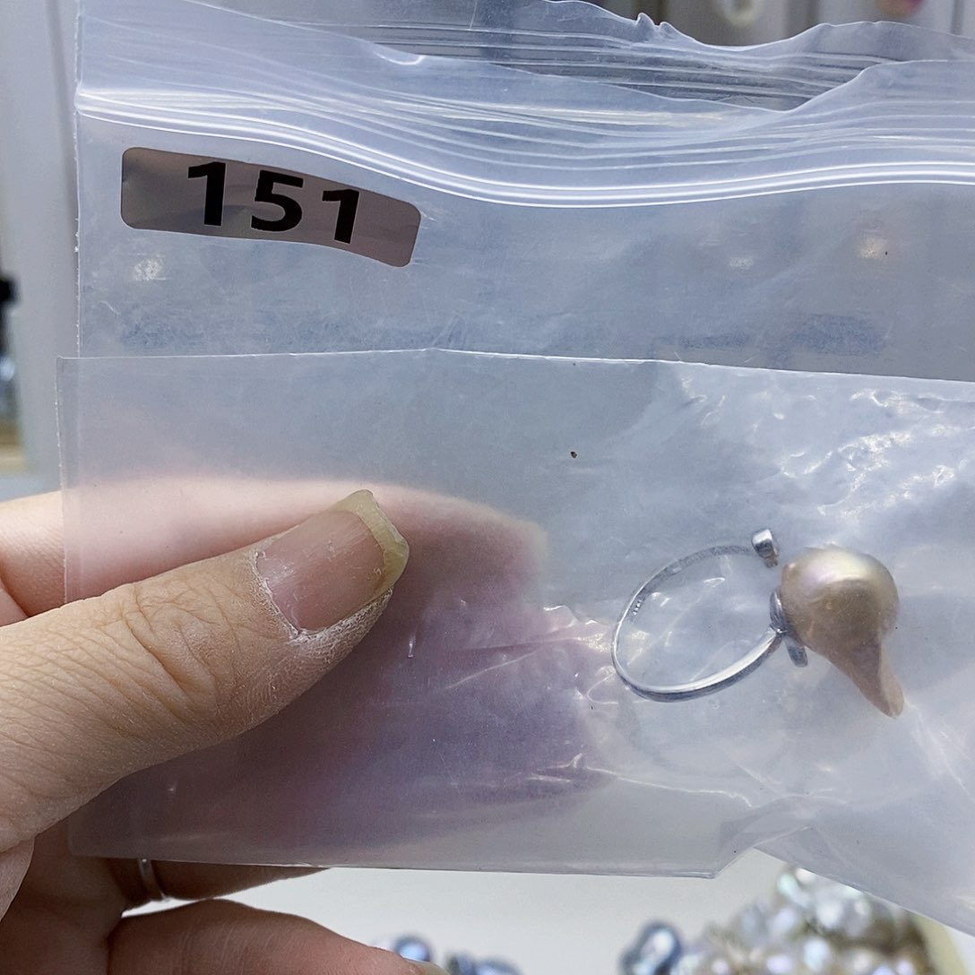 颈饰合金淡水珍珠