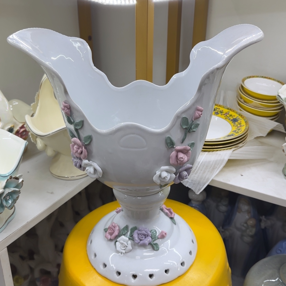 瓷片陶瓷工艺花瓶摆件