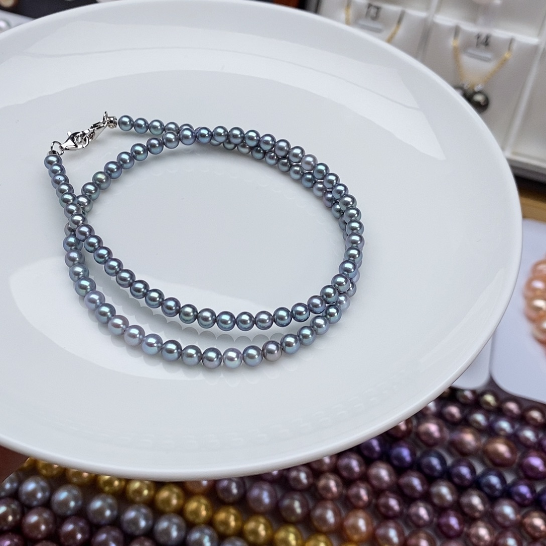颈饰淡水珍珠合金