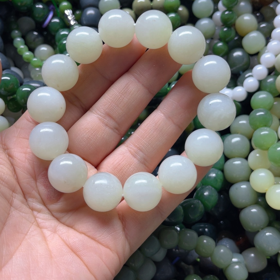 和田玉手链未镶嵌