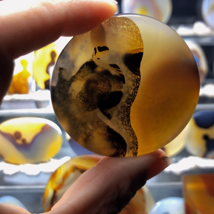 合金玛瑙/玉髓珠宝奇石132