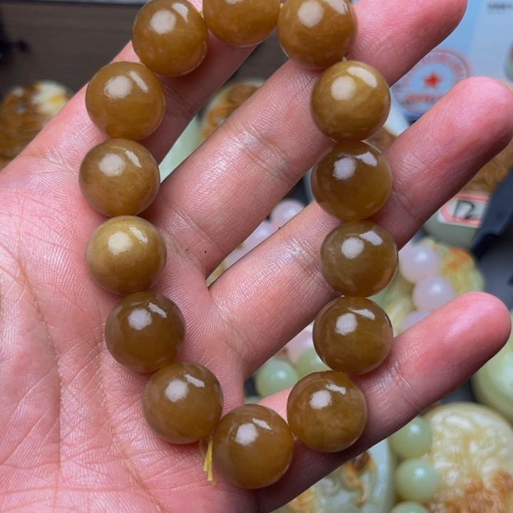 六*抄石材方解石手串卡16