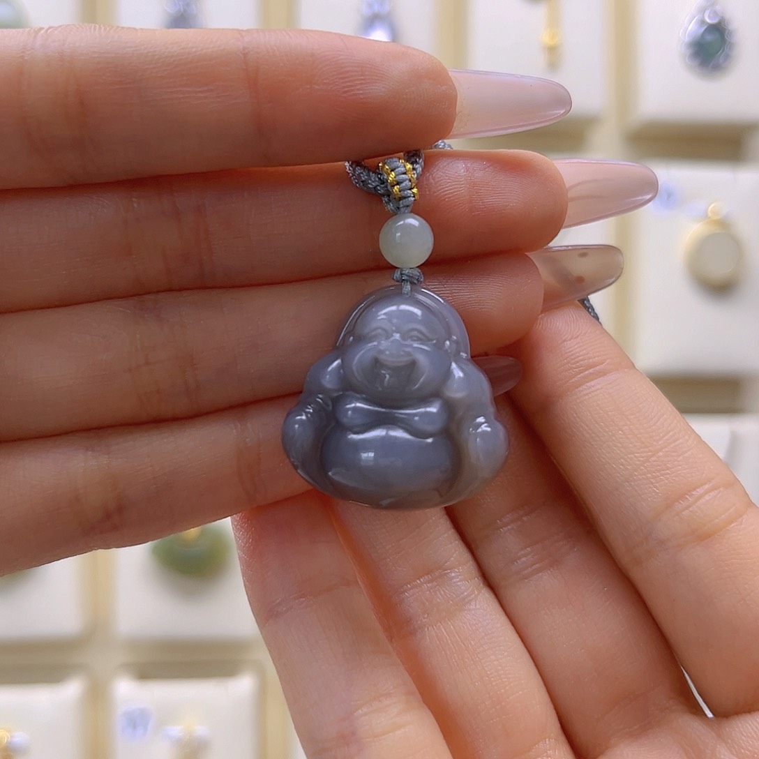 和田玉未镶嵌吊坠(赠链)