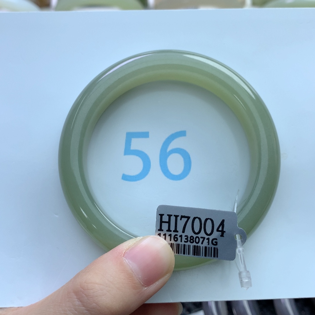 和田玉手镯未镶嵌呜*喂