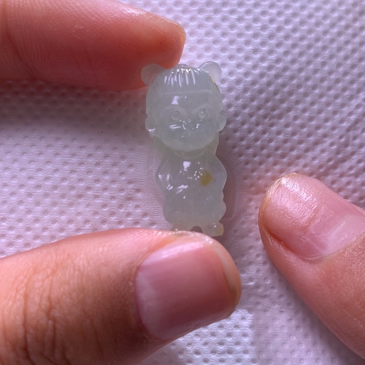 定制翡翠未镶嵌哪吒