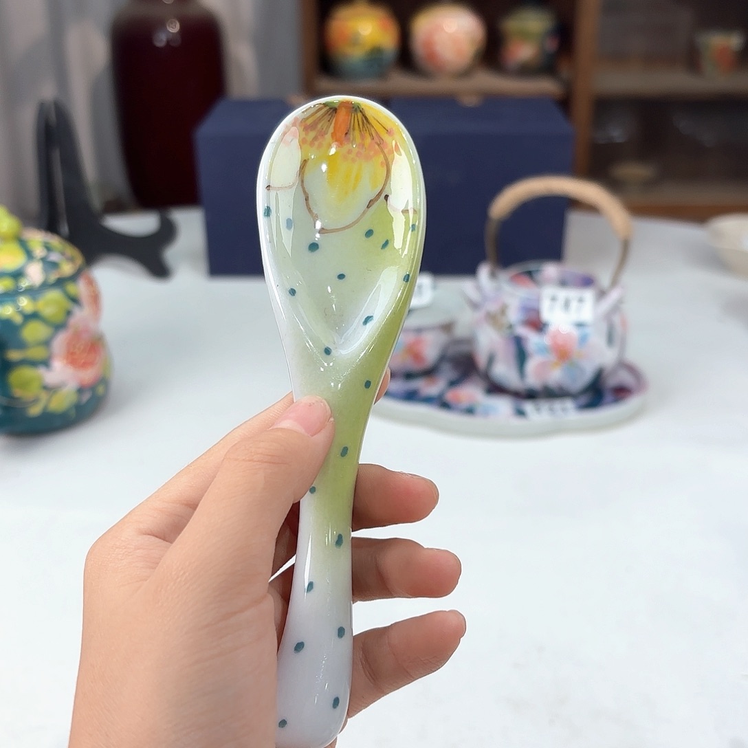 景德镇手绘高温釉下彩陶瓷茶具