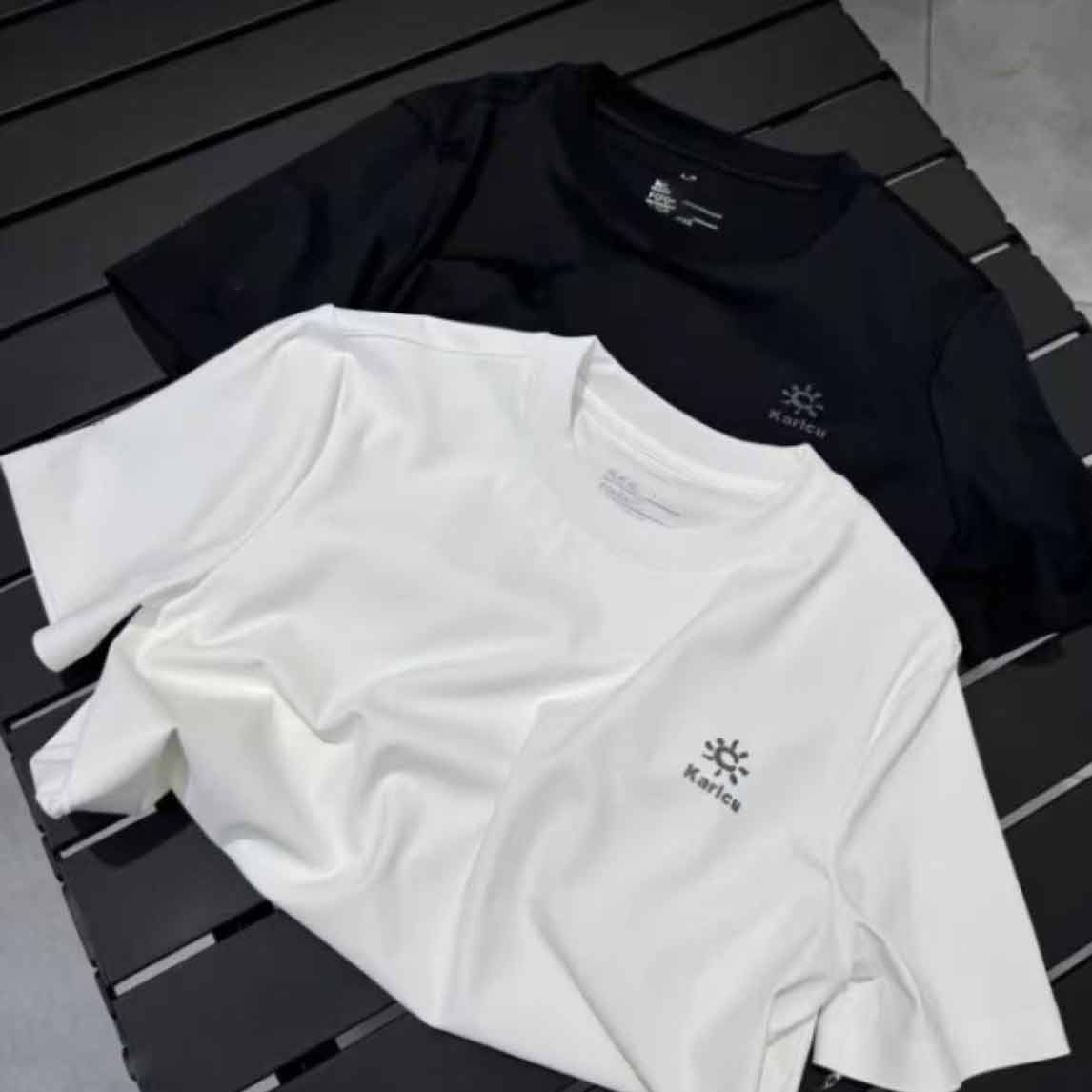 C【太阳】（胸前小标，后背净版）高奢精品高定男女休闲短袖T恤【深度】