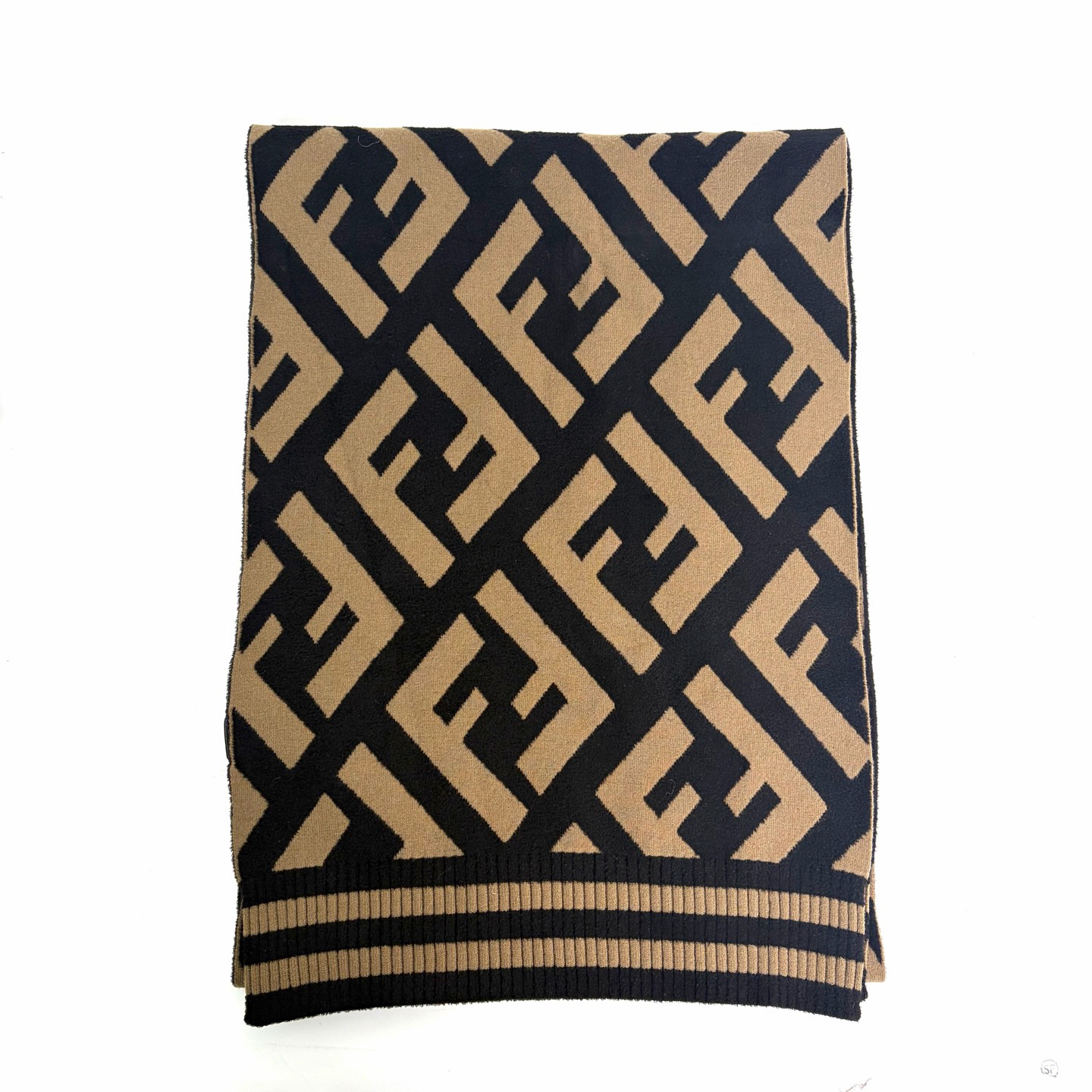 99新 FENDI/芬迪 fendi芬迪 经典满印老花围巾 99新 bz0627