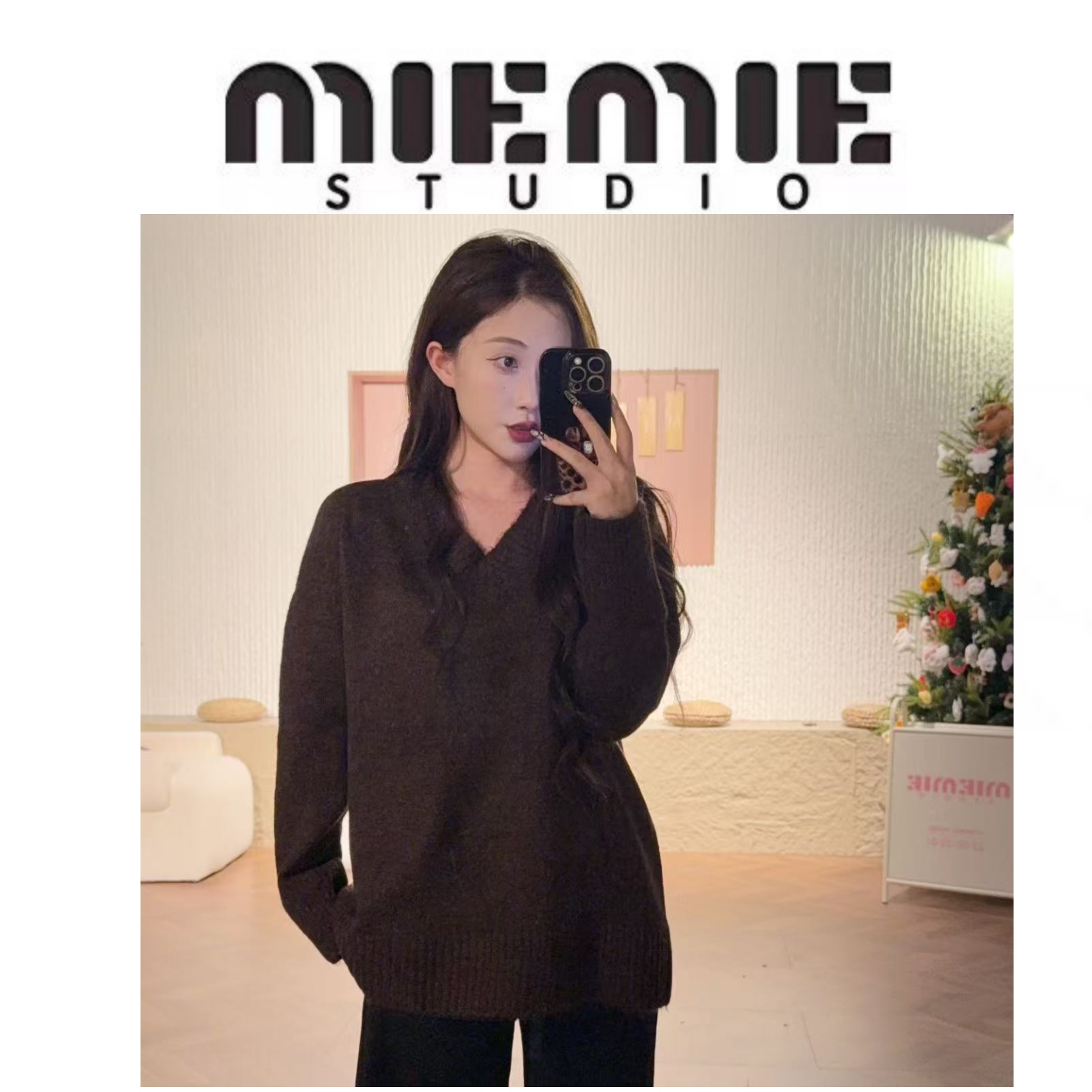 【毛衣V】知性天鹅颈毛衣