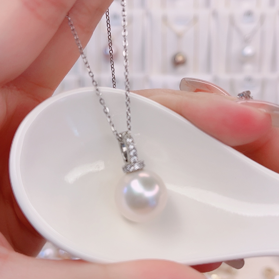 淡水珍珠未镶嵌吊坠(赠链)