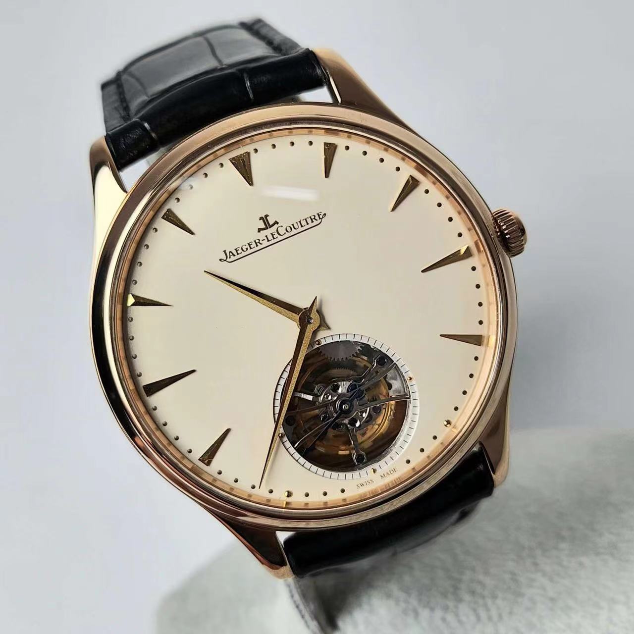 99新 Jaeger-LeCoultre/积家 大师Q1322410/40mm/玫瑰金