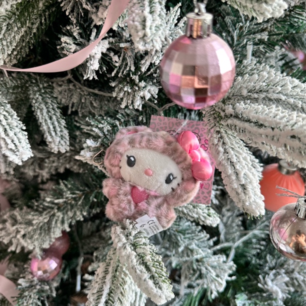 Hellokitty爆款豹纹熊熊系列猫咪毛绒玩偶公仔包包挂件礼物