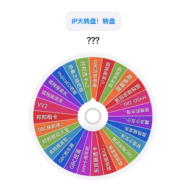 （阿梓）IP大转盘!!!转不停!!!（代拆）