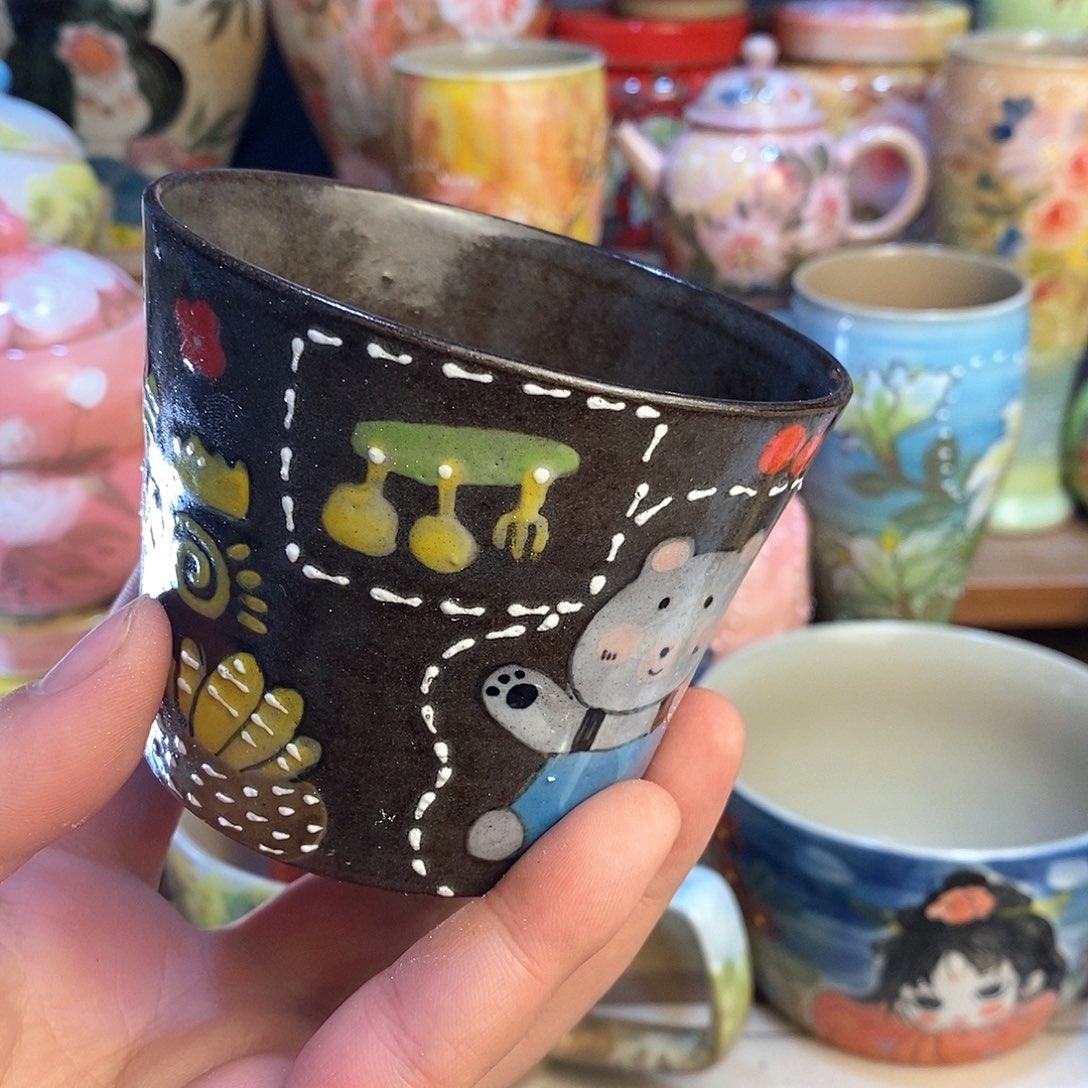 瓷片手绘陶瓷艺术设计