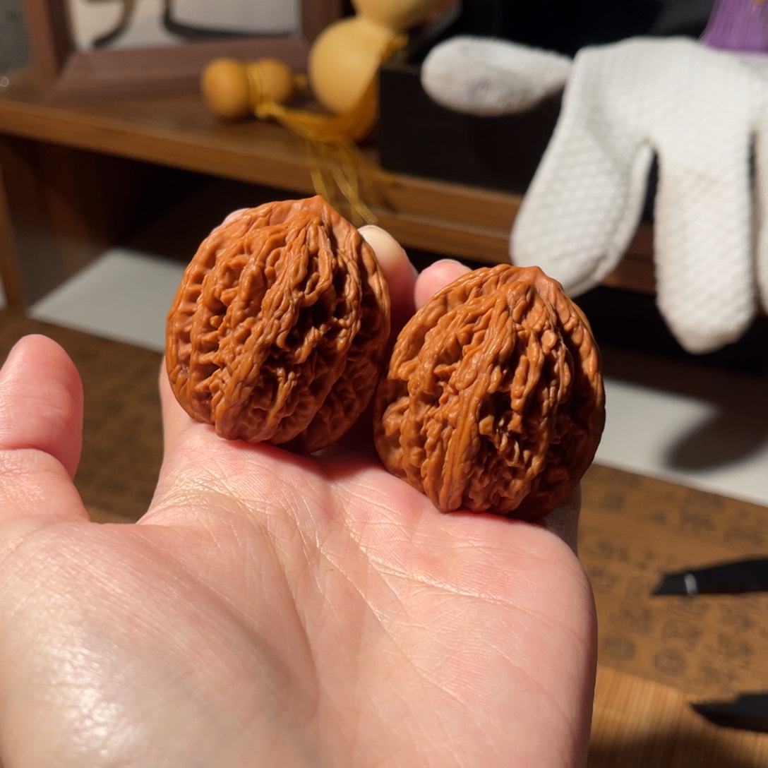 文玩核桃把件38 高虎全品，不退换