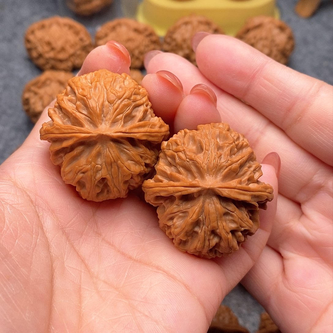 文玩核桃把件精品苹果40全品