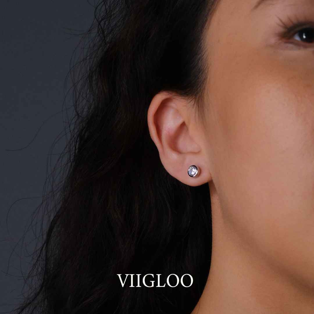 ⅦGLOO｜缪斯-925银轻奢百搭超闪小众款泡泡耳钉