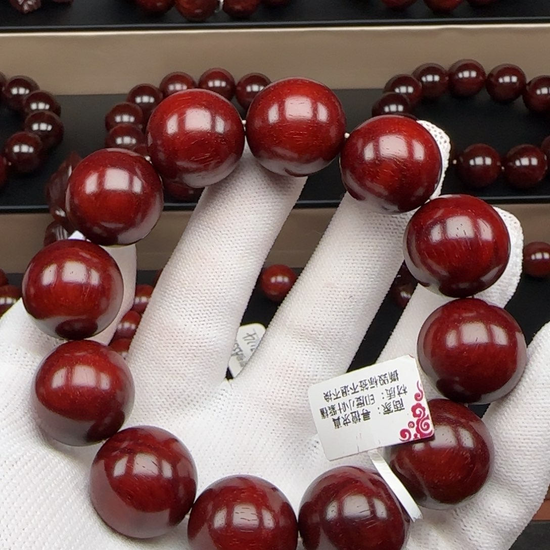 小叶紫檀手串/手链原生态印度小叶紫檀2.0帝王泥3档