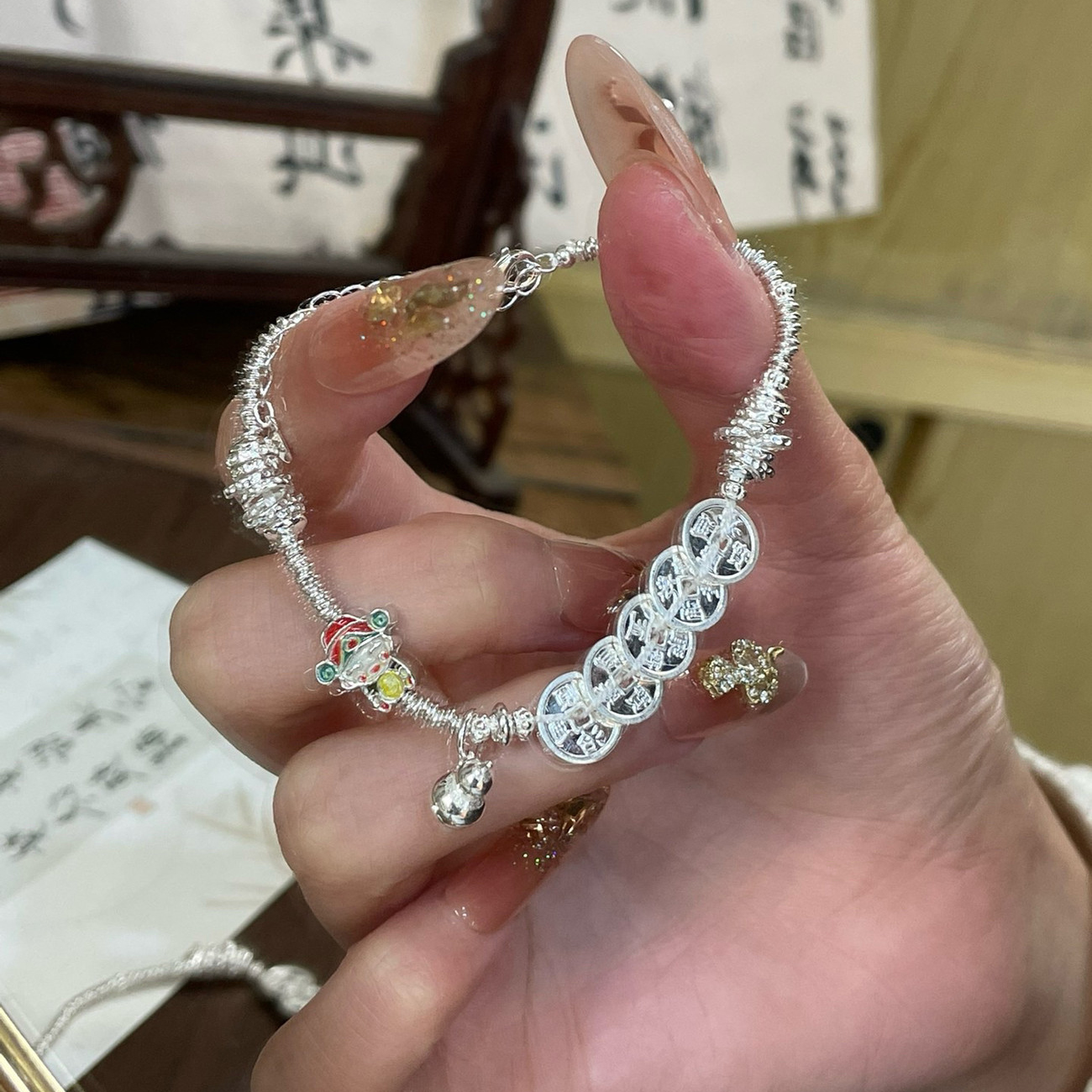 足银手链 贵姐精品银手链XS377