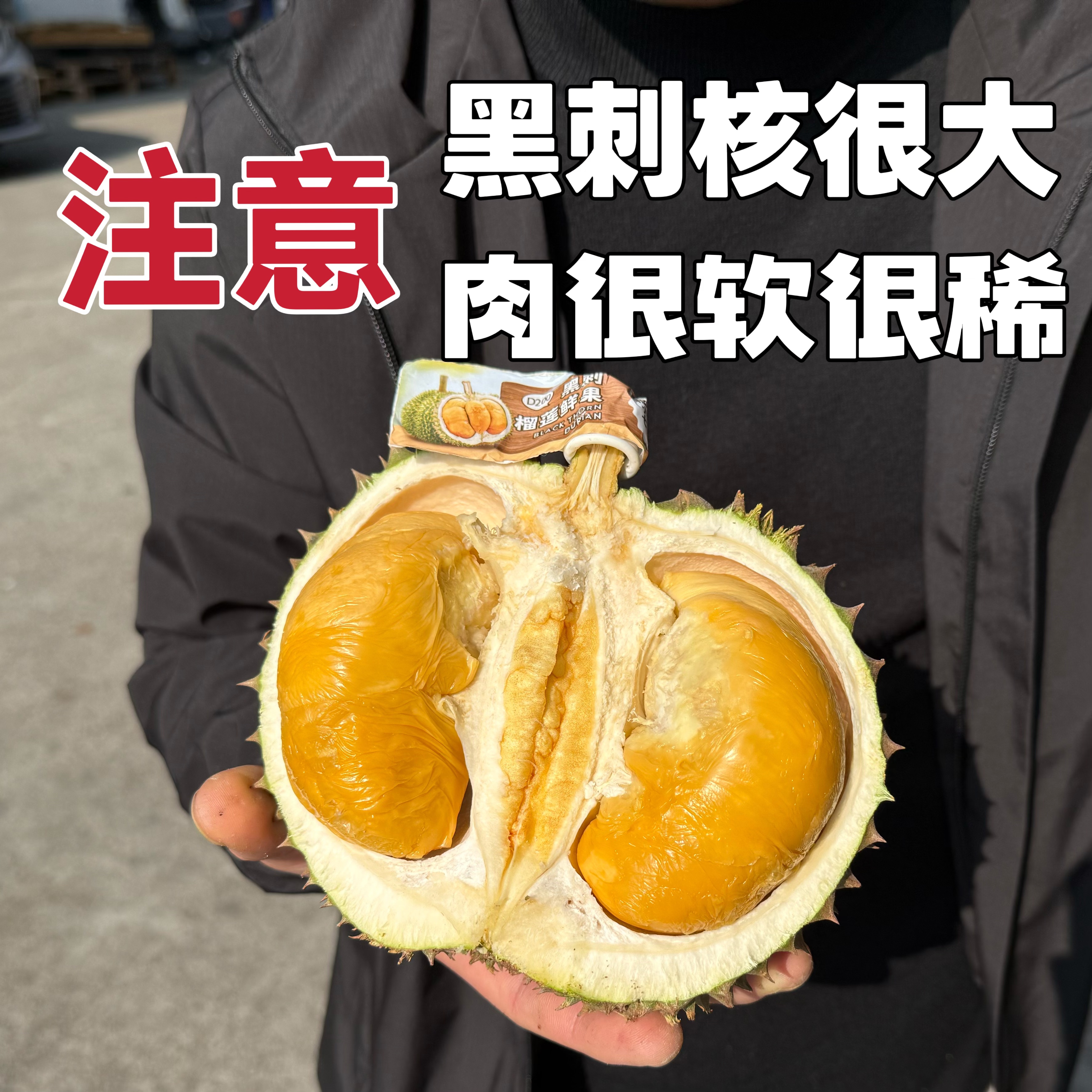 A果2颗实惠装 马来西亚D200黑刺鲜果 保5房 顺丰快递