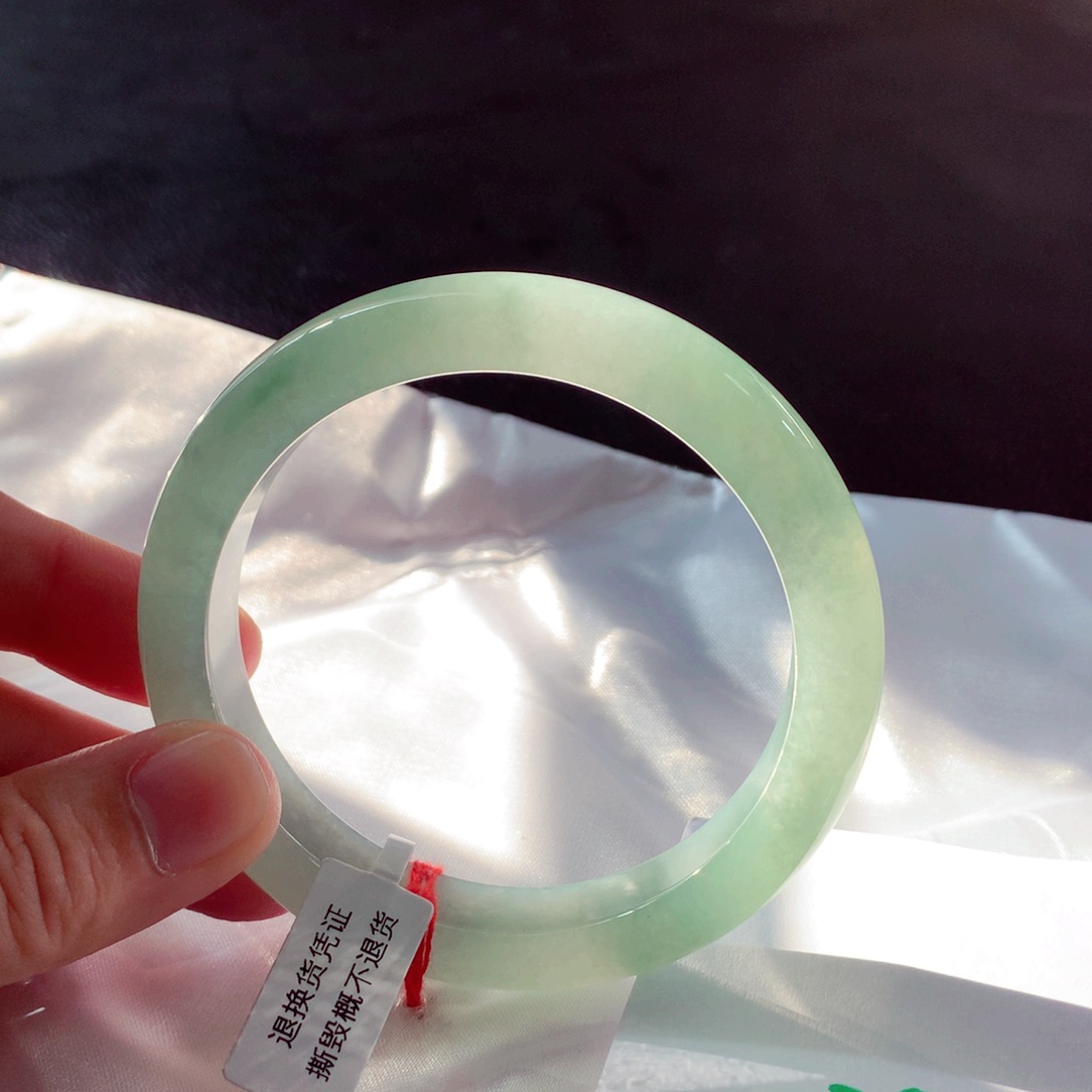 未镶嵌手镯翡翠缅甸天然A货翡翠手镯61