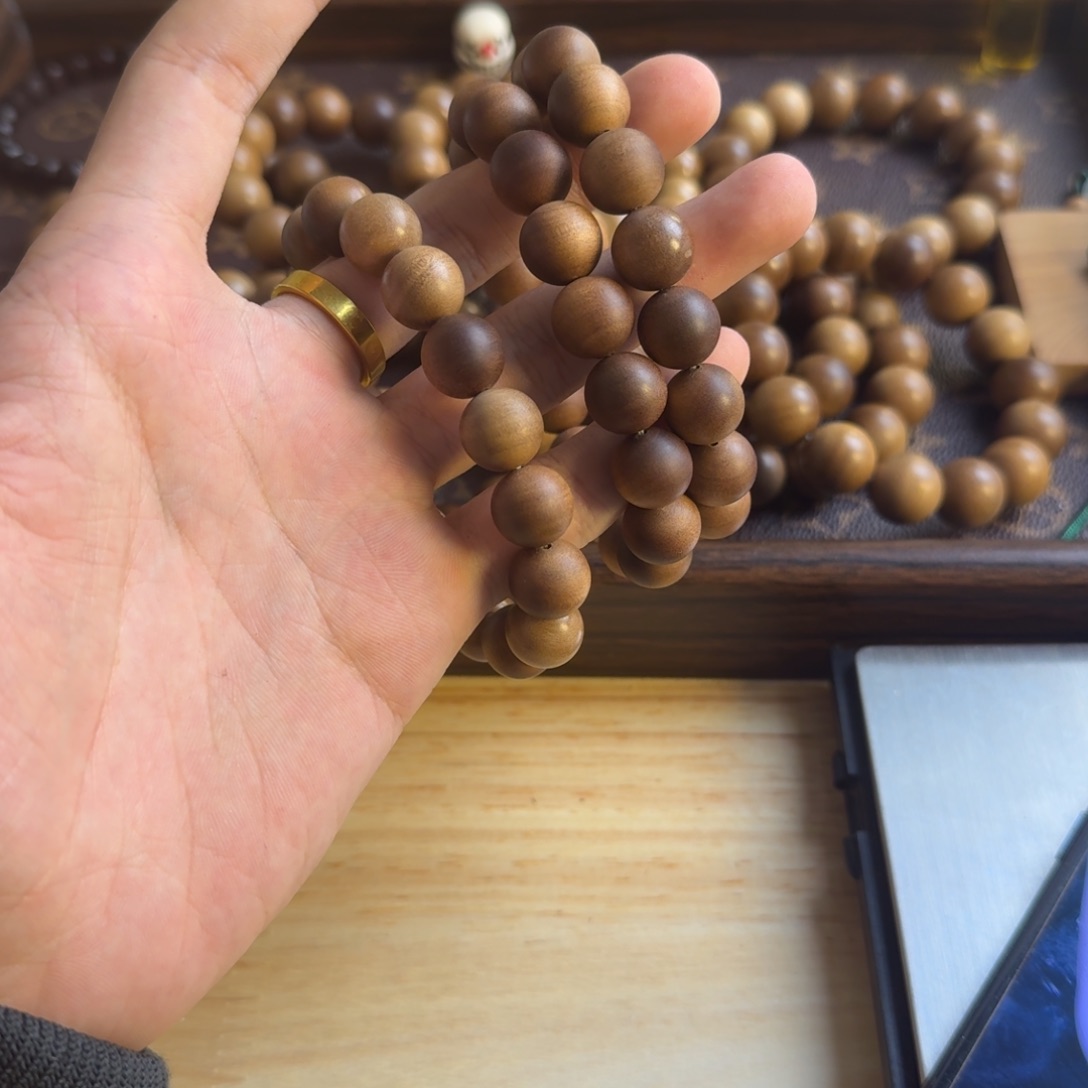 檀香木手串/手链1.2丑珠奶香