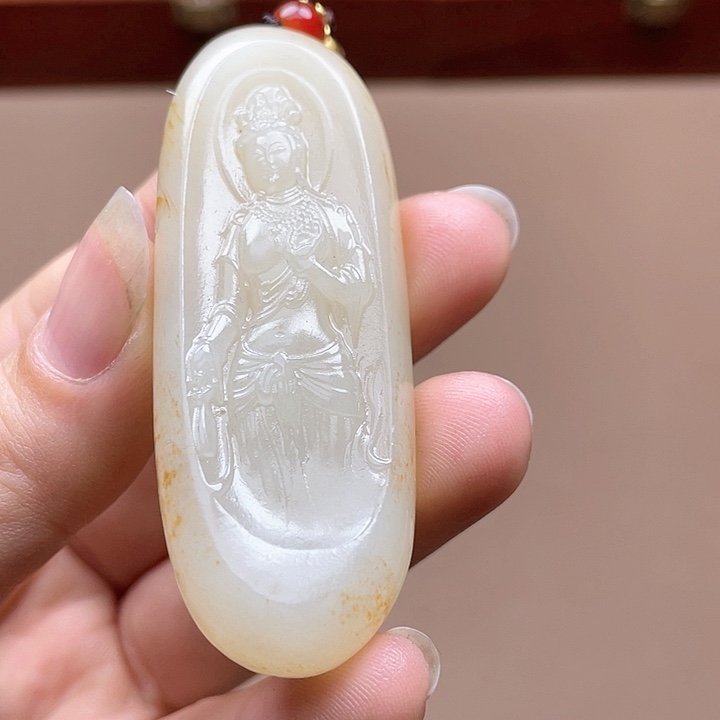 和田玉挂件未镶嵌F