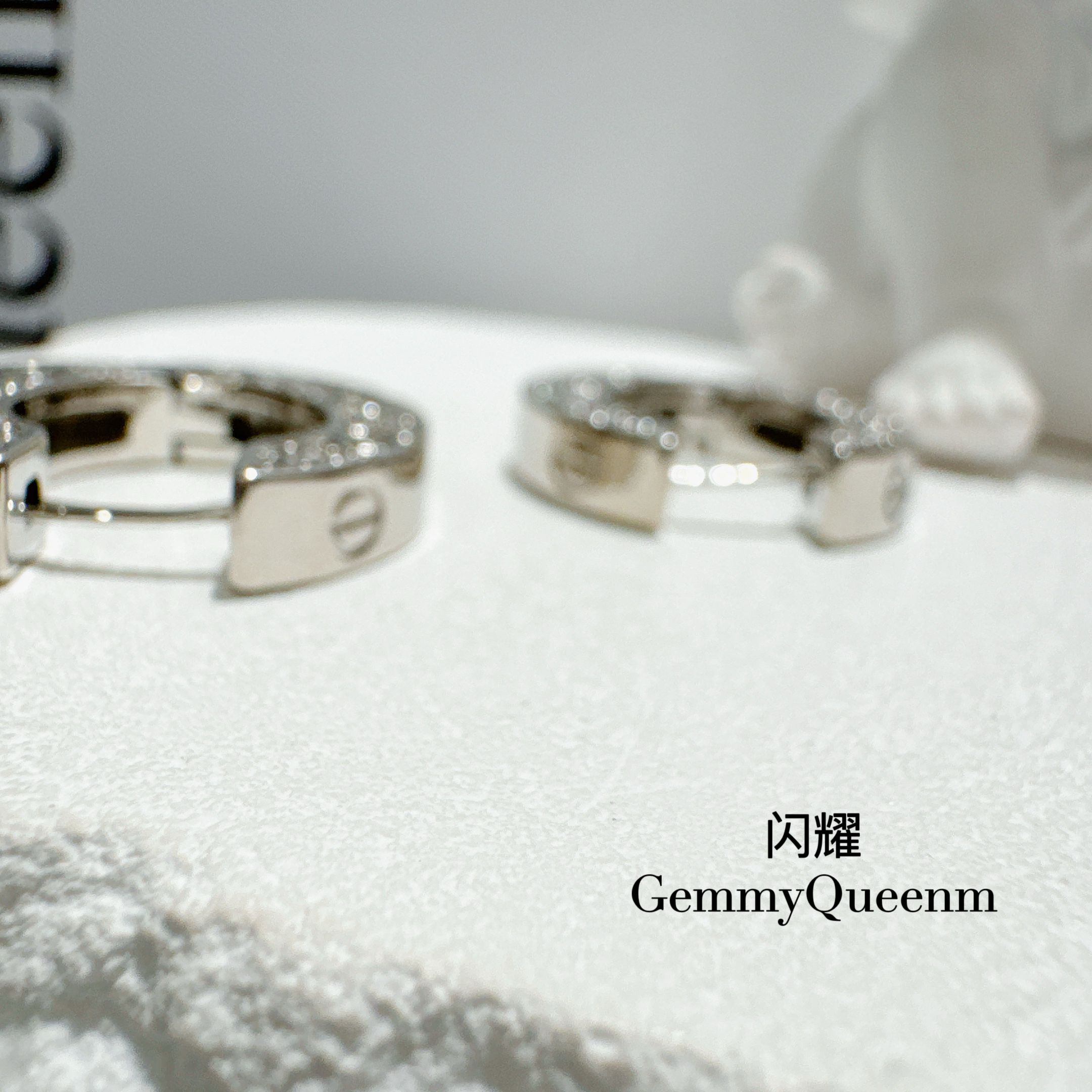 铜合金合成锆石耳饰 闪耀GemmyQueen耳环GQ01787