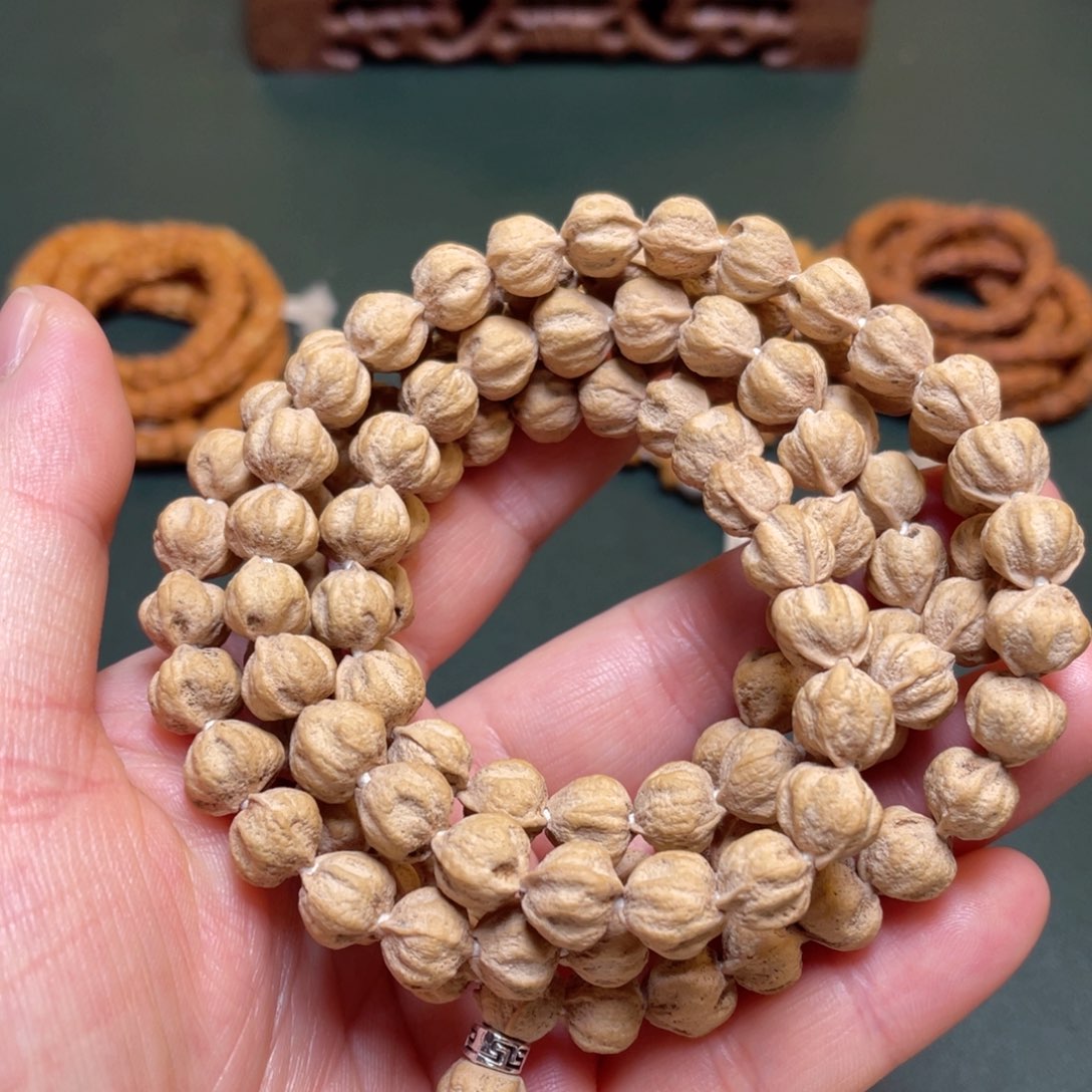 柏香籽/百香籽吊坠龙脊莲花长串