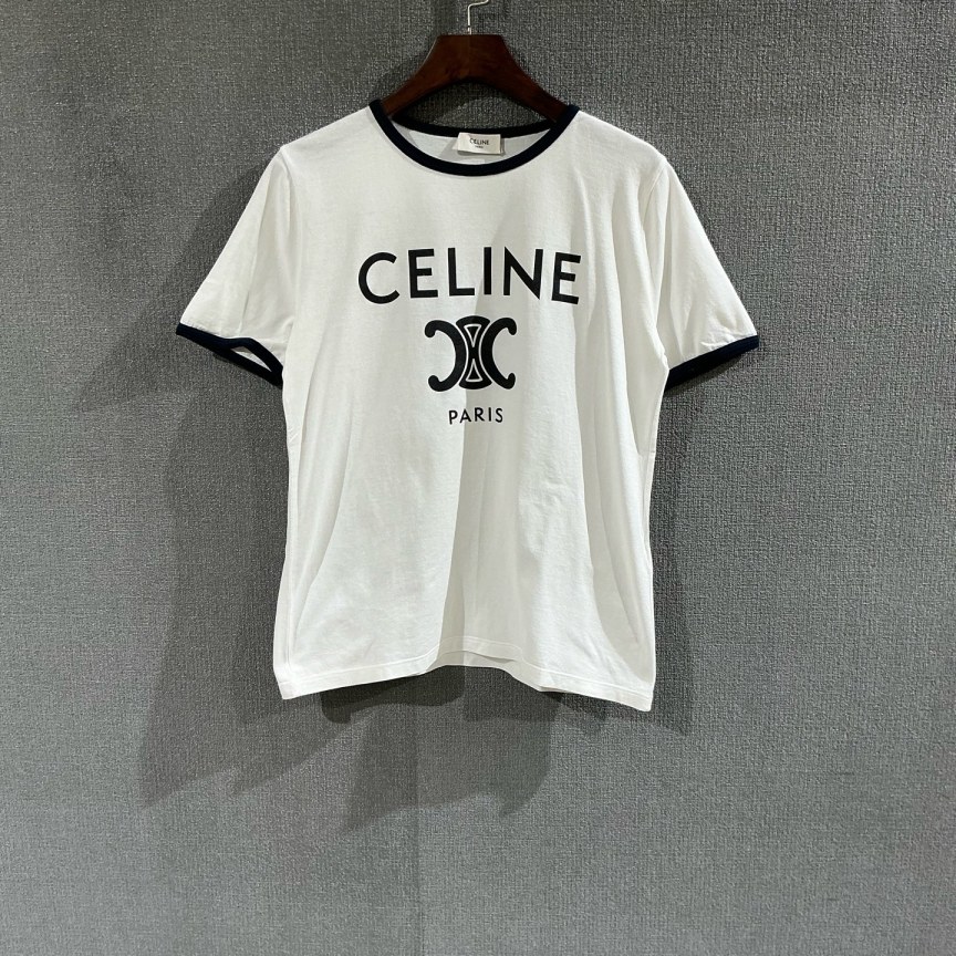 99新 Celine/思琳 （pm）字母印花短袖 s码/7621