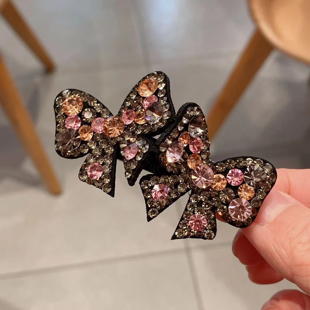 M1672春夏2025新款夏日糖果系列蝴蝶鸭嘴夹