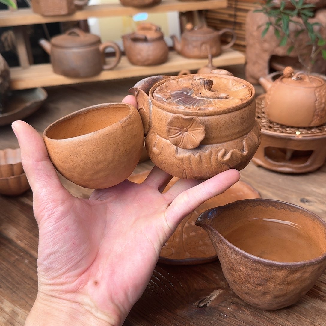 原矿老岩泥茶器系列