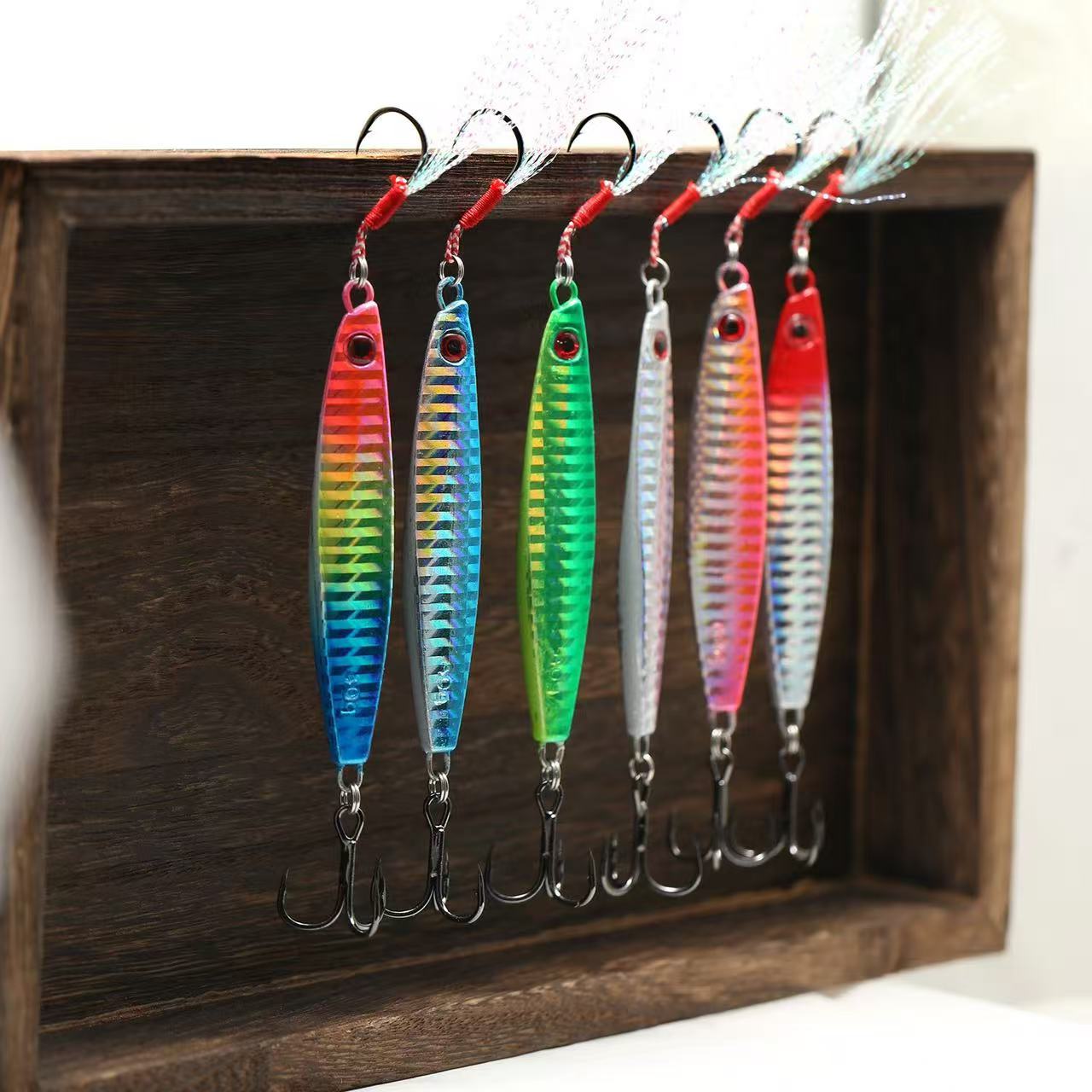 飘落铁板路亚饵淡水海钓通用鳜鱼鲈鱼翘嘴专用假饵