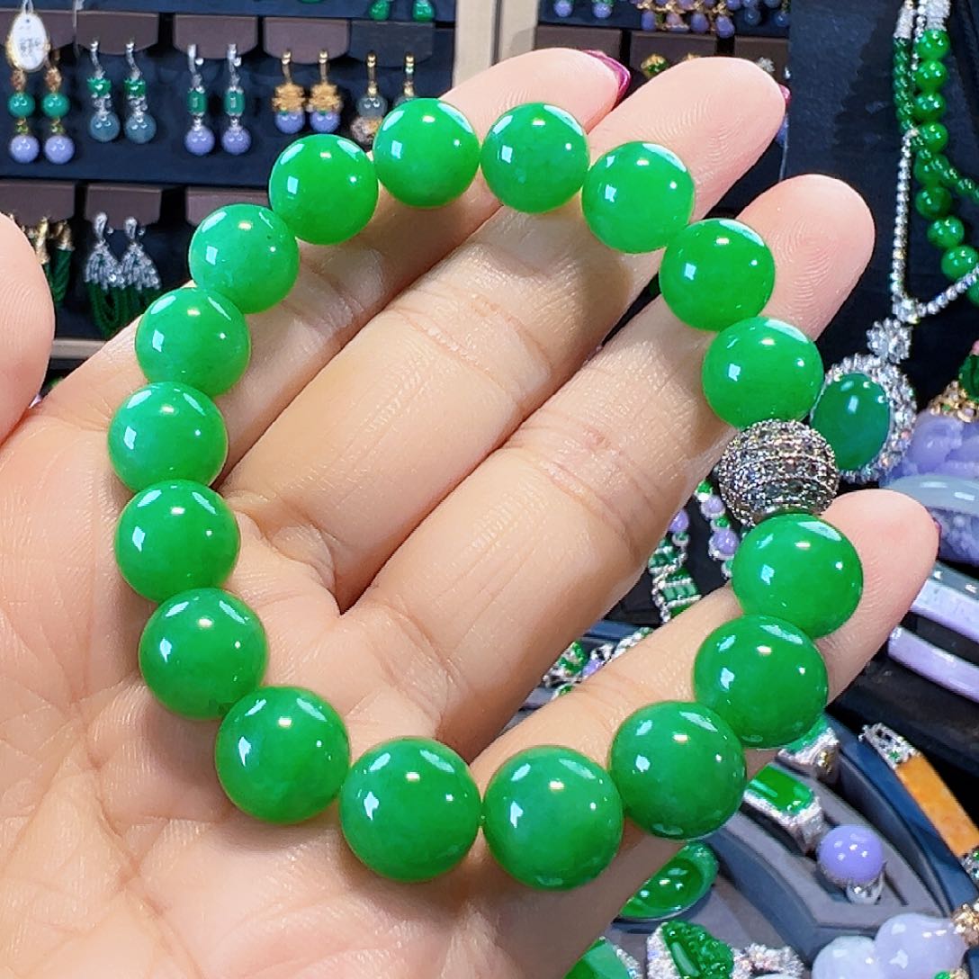 翡翠手链未镶嵌签收后24小时鉴赏期