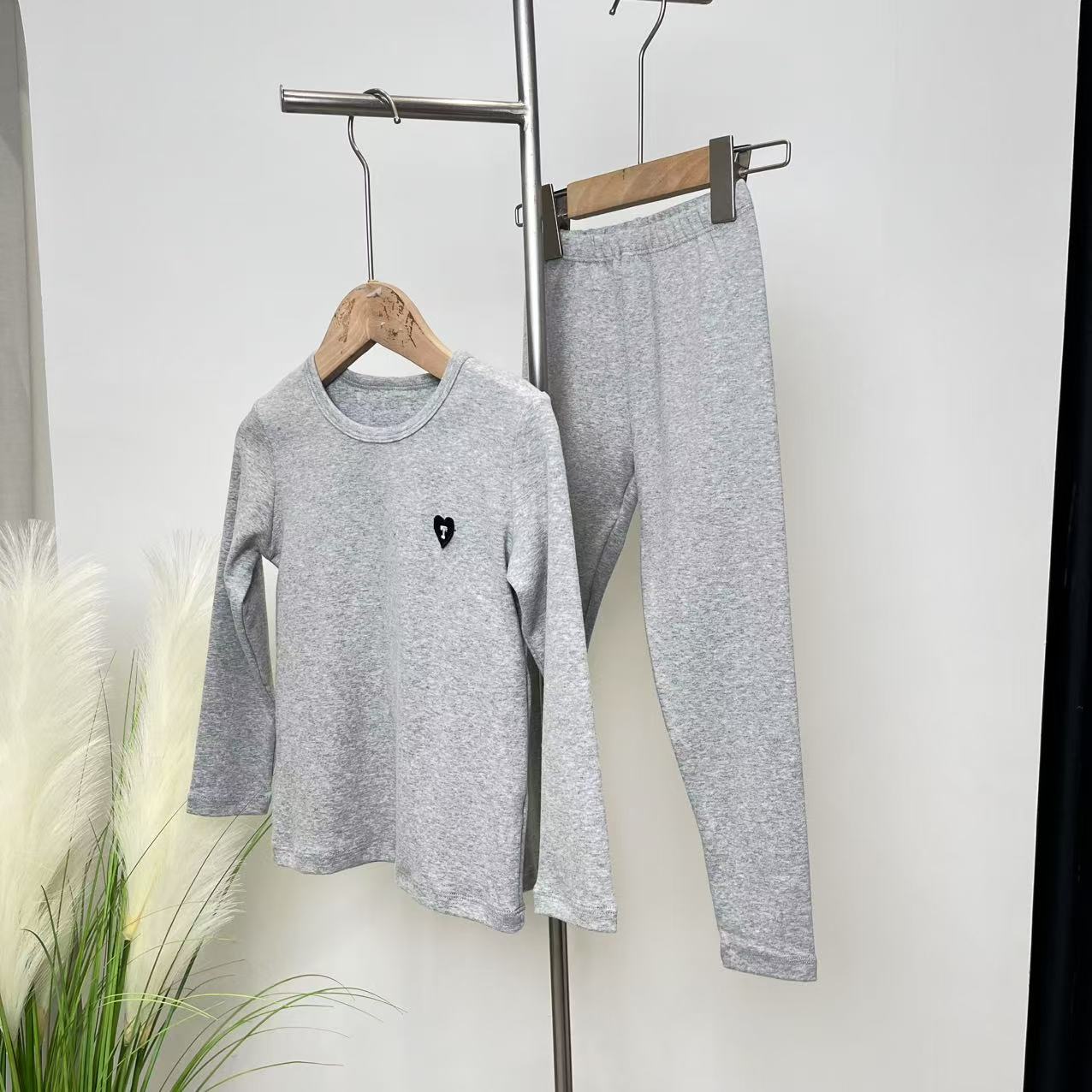 秋冬家居服套装浅灰色 3173舒系