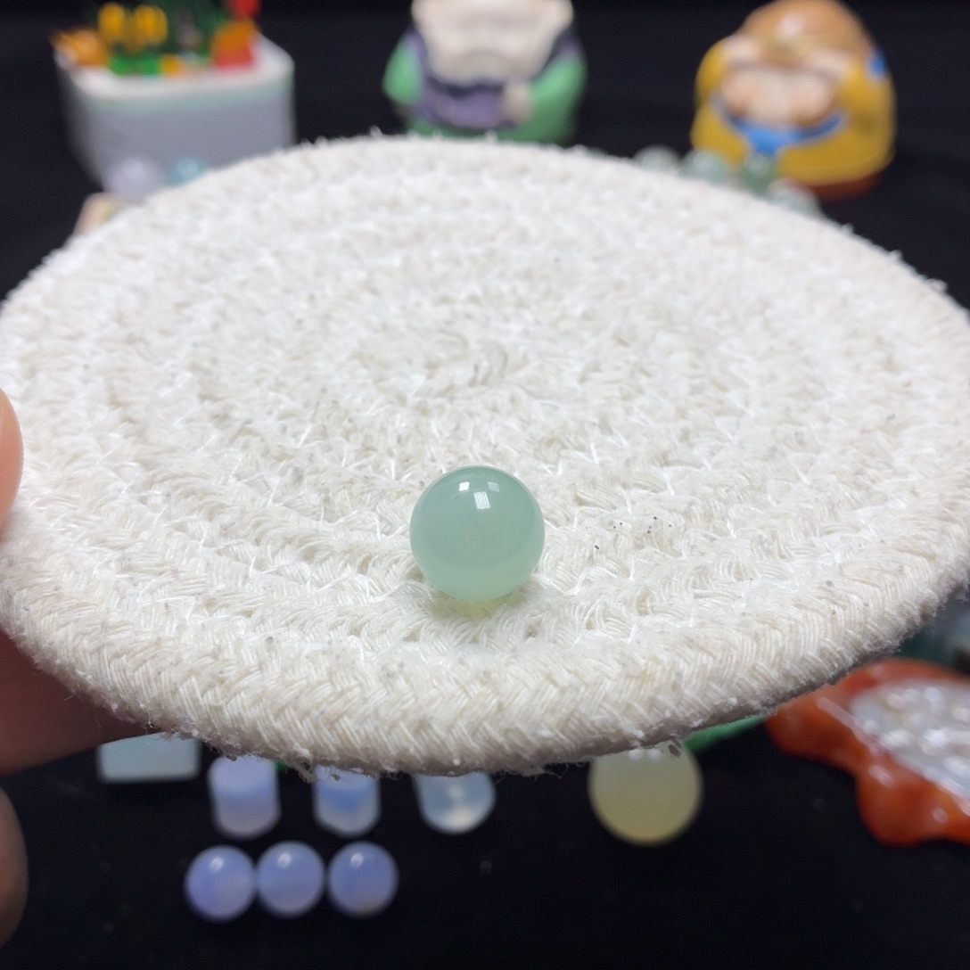 ****者翡翠未镶嵌手链翡翠圆珠