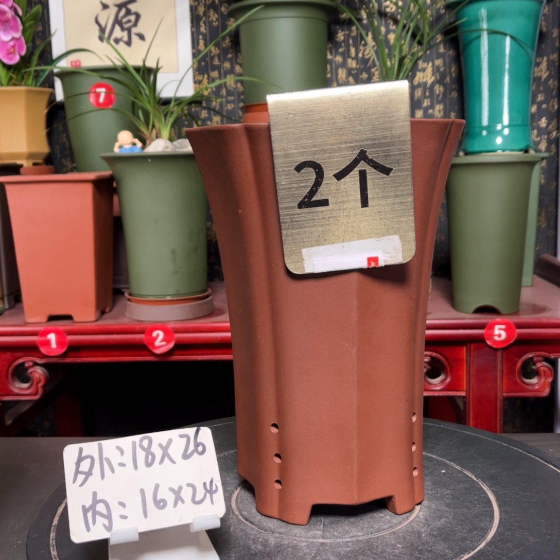 紫砂花盆紫砂花盆
