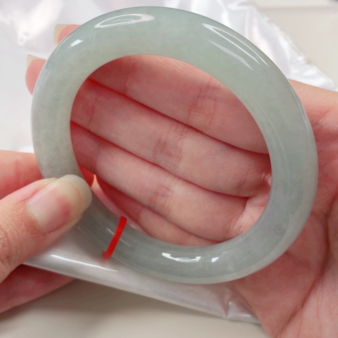 翡翠未镶嵌手镯57圈25028