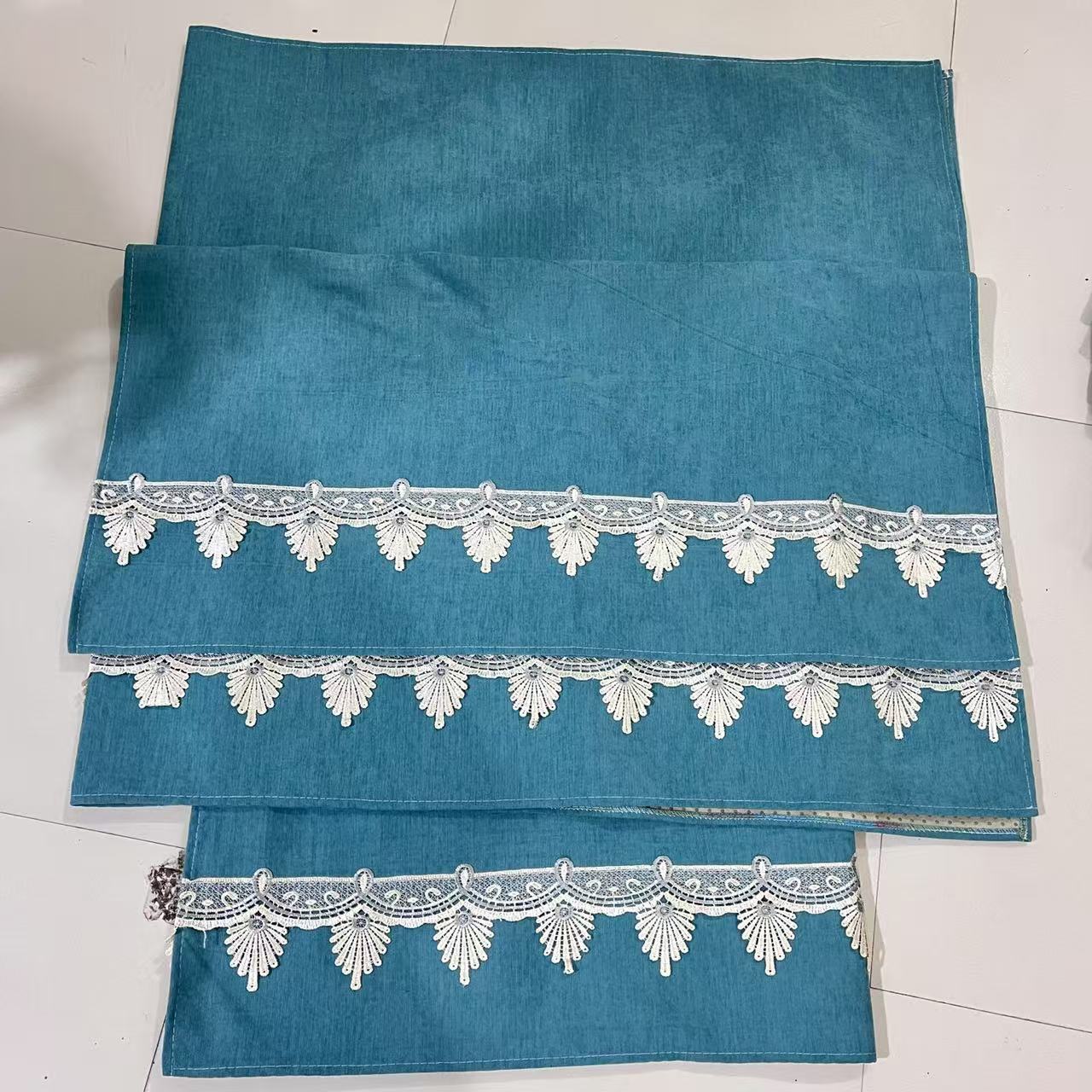 简约高端花边雪尼尔沙发垫轻奢